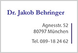 Visitenkarte: Jakob Behringer